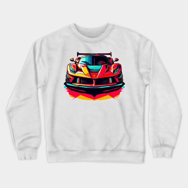 Ferrari F8 Crewneck Sweatshirt by Vehicles-Art